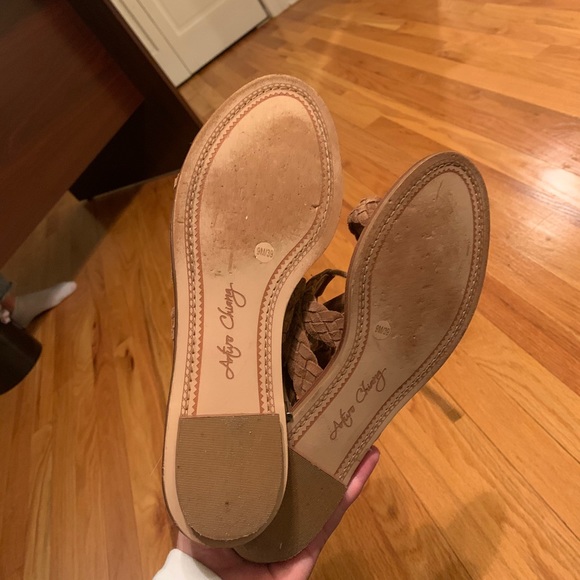 Arturo Chiang Suede Lace Up Sandals - Picture 8 of 8